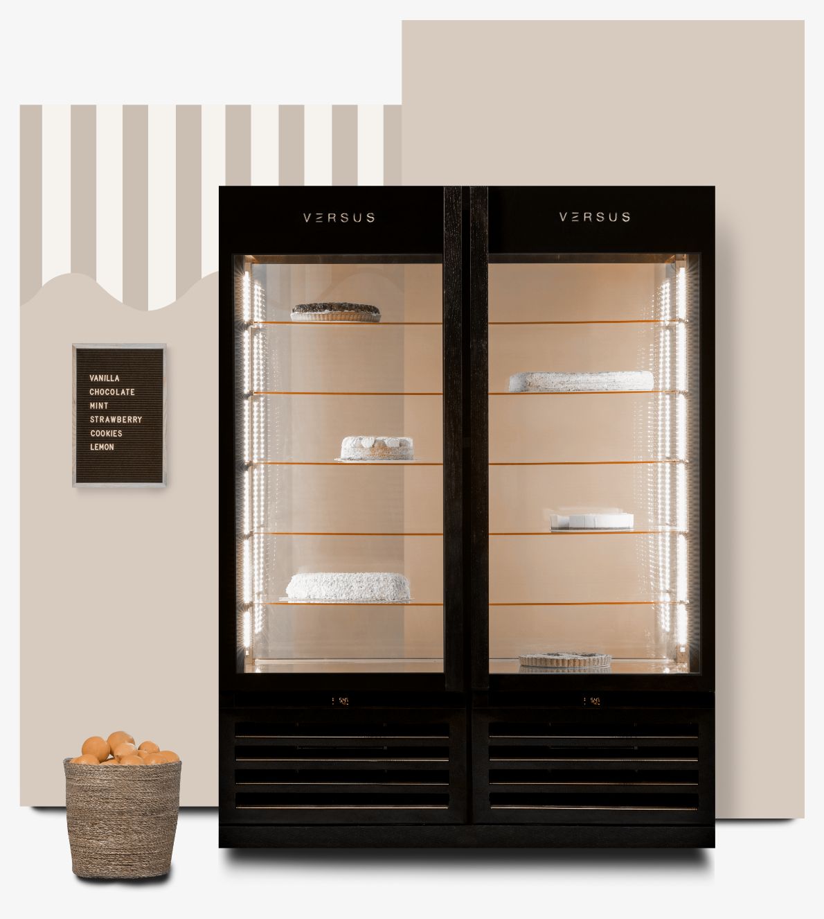 Vetrine freezer per gelateria